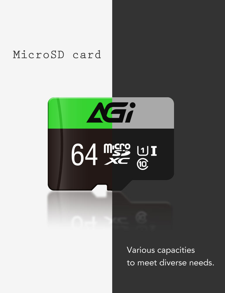 AGI 512GB TF138 MicroSDXC Memory Card C10 U3 V30 A2 Micro SD (R/W Speed up