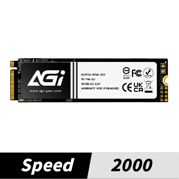AGI AI298 M.2 PCIe NVMe 1TB Disques SSD AGI Maroc