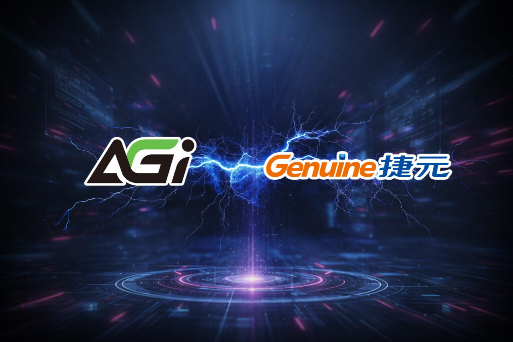 記憶體品牌AGI亞奇雷攜手捷元強化全台銷售佈局