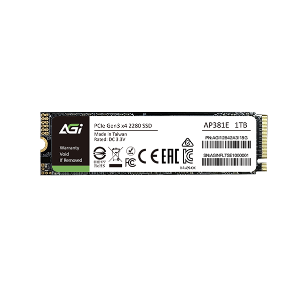 AP381E PCIe Gen3x 4 Solid State Drive